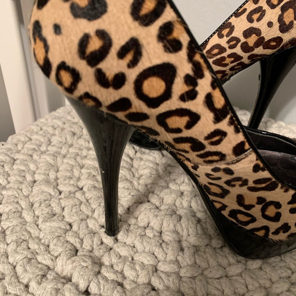 Leopard Print Heels - image 4